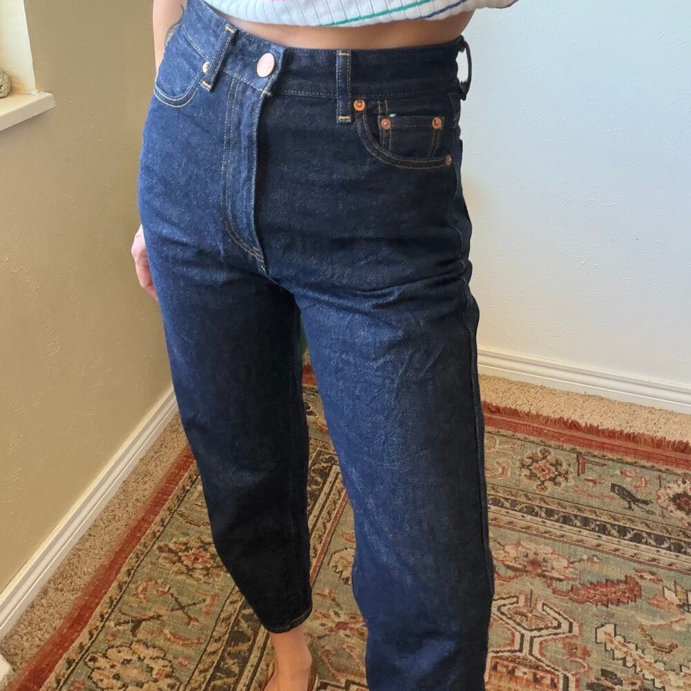 Red Card Japanese Denim Capris